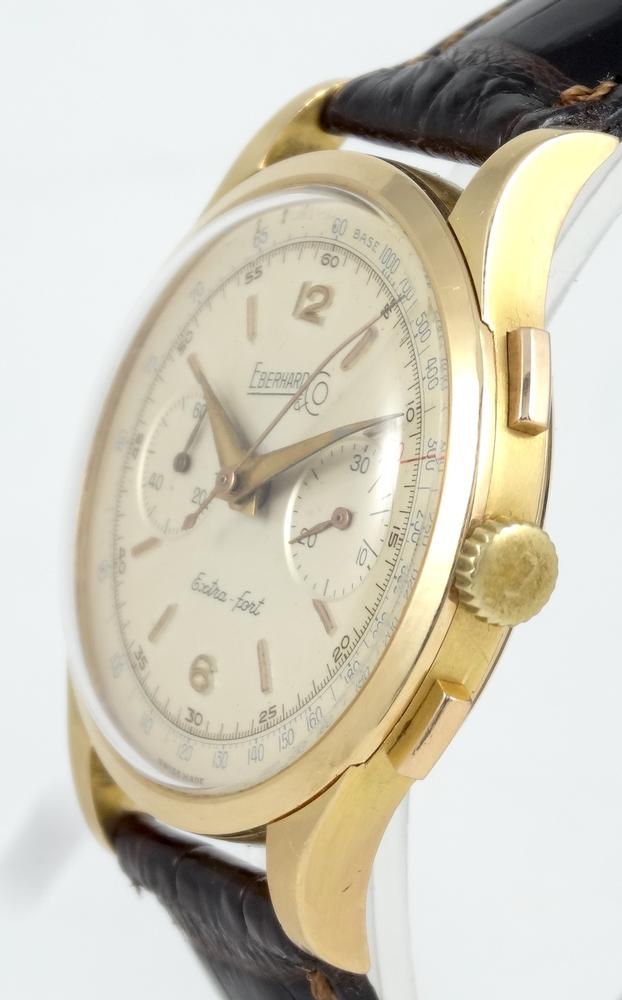 Eberhard & Co. Extra Fort Chrono Or jaune 39mm Circa 1940