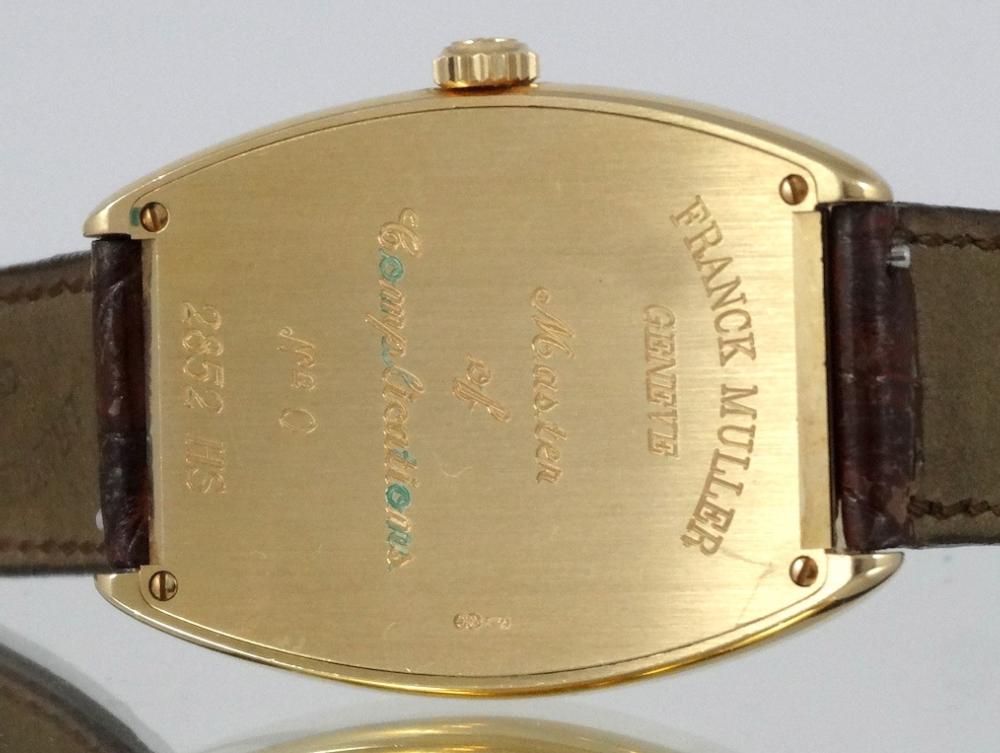 Franck Muller Heures Sautantes or jaune Réf 2852