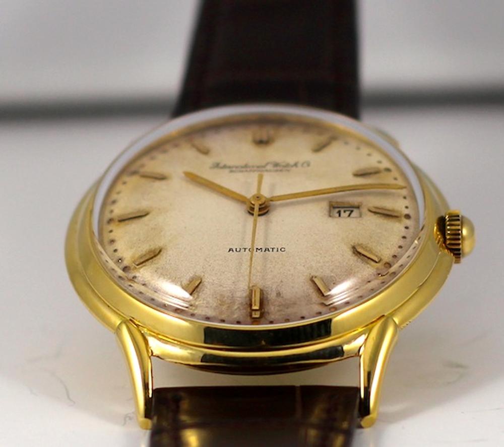 IWC Automatique style Calatrava or jaune année 50