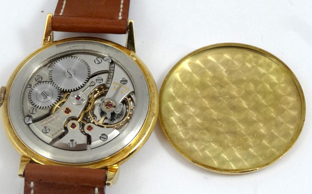 Iwc Solo Tempo Calatrava grande ouverture or jaune