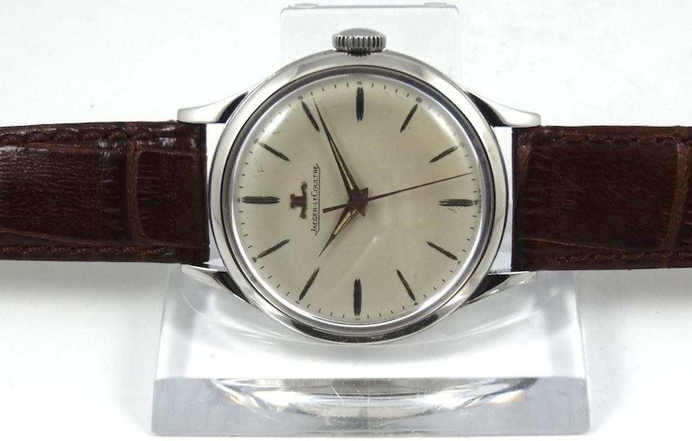 Jaeger-LeCoultre style Calatrava cadran argent avec PAPIER d'origine
