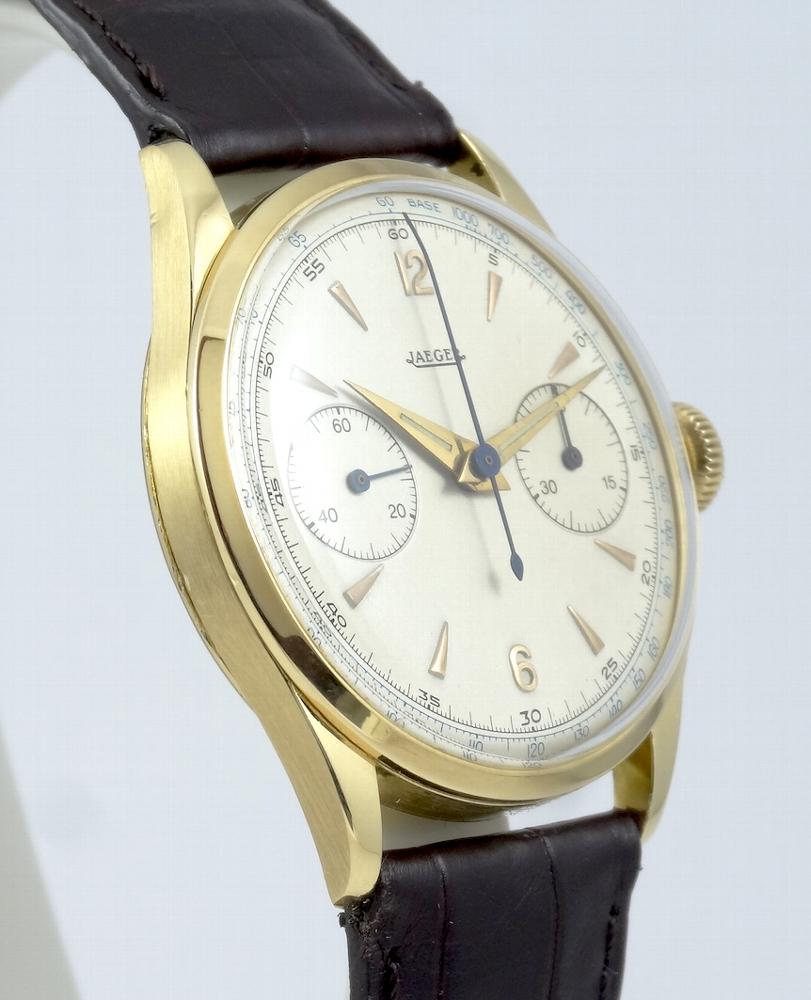 Jaeger Lecoultre Chrono Or jaune Circa 1950