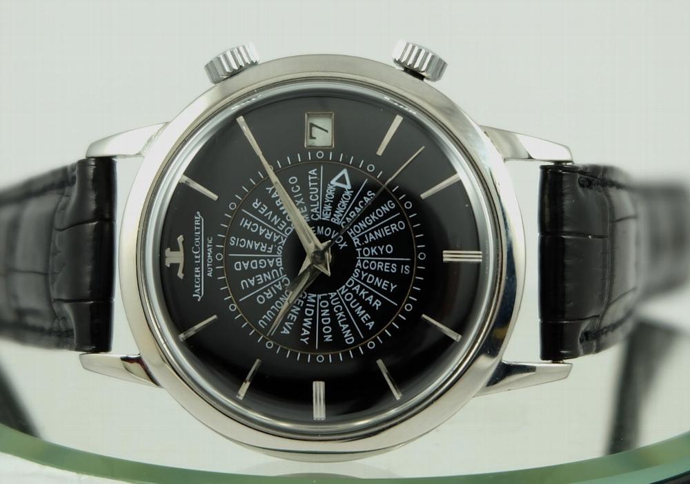 Jaeger-LeCoultre Memovox World time gilt Black Dial