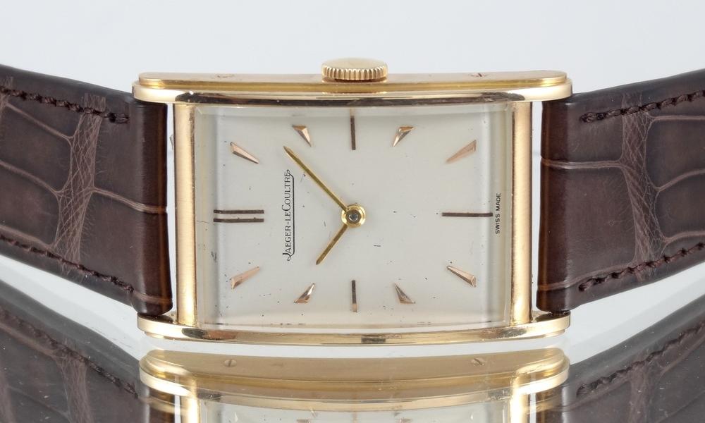 Jaeger-LeCoultre Rectangle or rose Style Art Deco Circa 1950