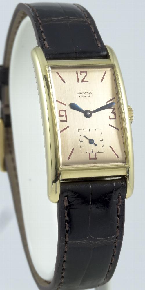 Jaeger-LeCoultre Jaeger Tank Curvex Solo Tempo cadran index Corail