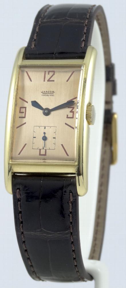 Jaeger-LeCoultre Jaeger Tank Curvex Solo Tempo cadran index Corail