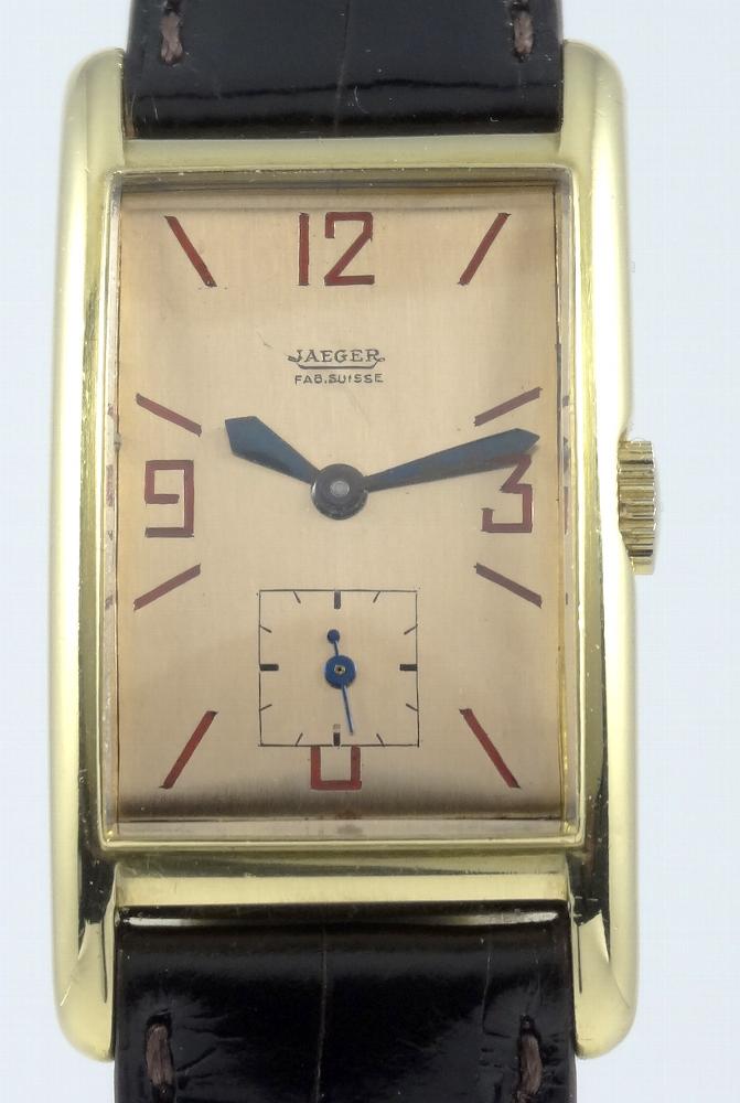 Jaeger-LeCoultre Jaeger Tank Curvex Solo Tempo cadran index Corail