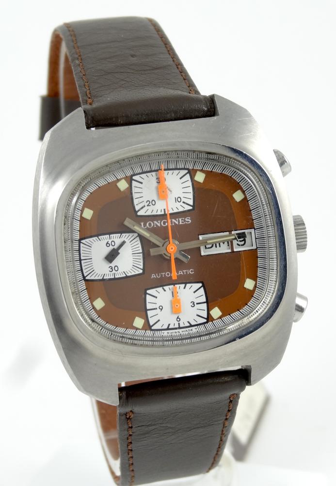 Longines Chrono Daydate Cadran Chocolat Neuf de Stock Circa 70