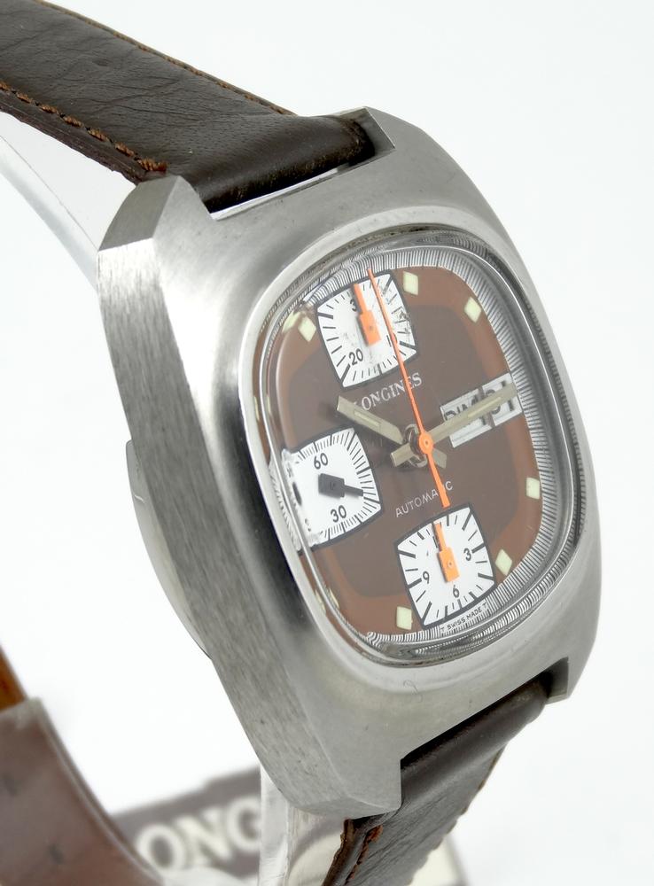 Longines Chrono Daydate Cadran Chocolat Neuf de Stock Circa 70
