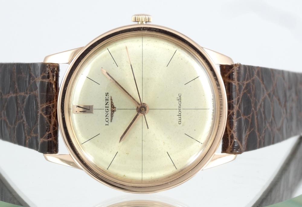 Longines Futomatic Calatrava or rose Automatique 35mm
