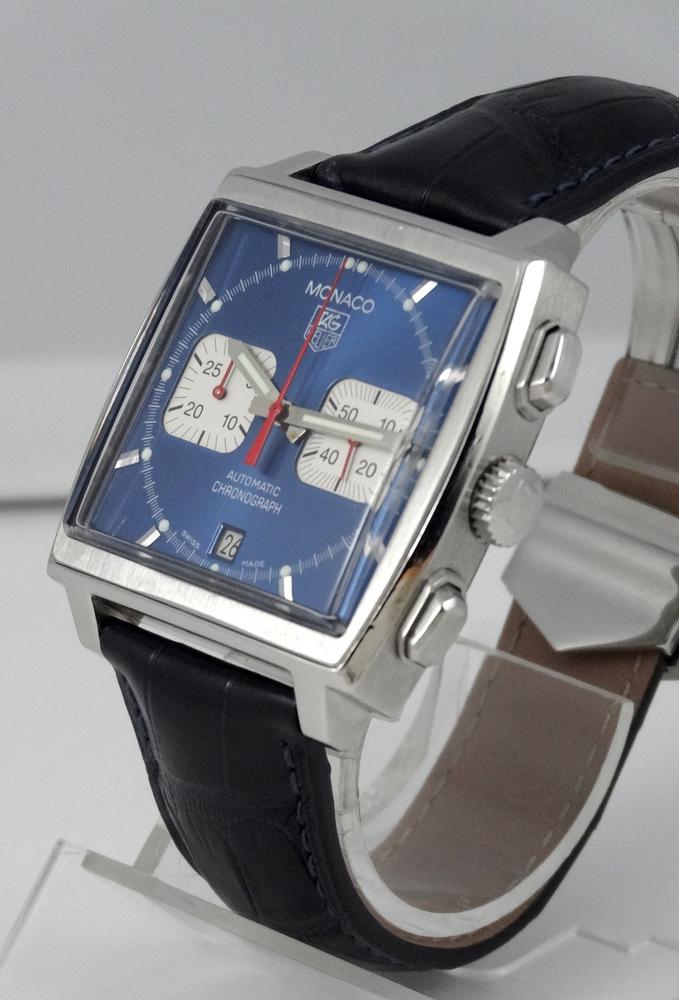 TAG Heuer Monaco Steve Mc Queen Bleue Boite & Papiers