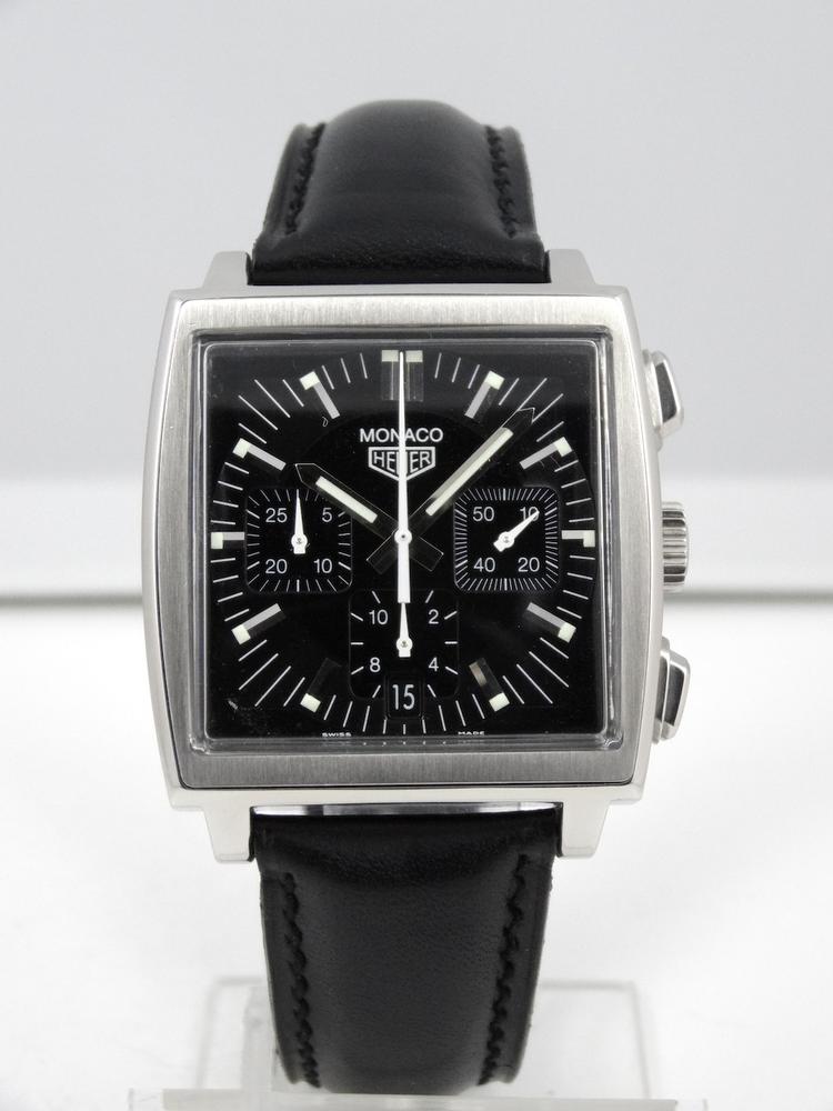 TAG Heuer Monaco chrono Noir ''Steve Mc Queen'' Boite & Papiers
