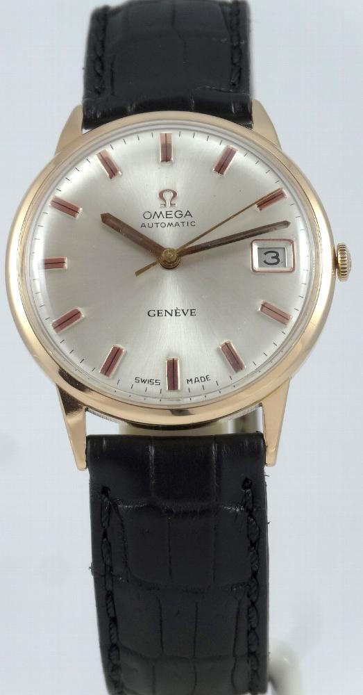 Omega Ronde Automatique or rose Date Genève 34mm