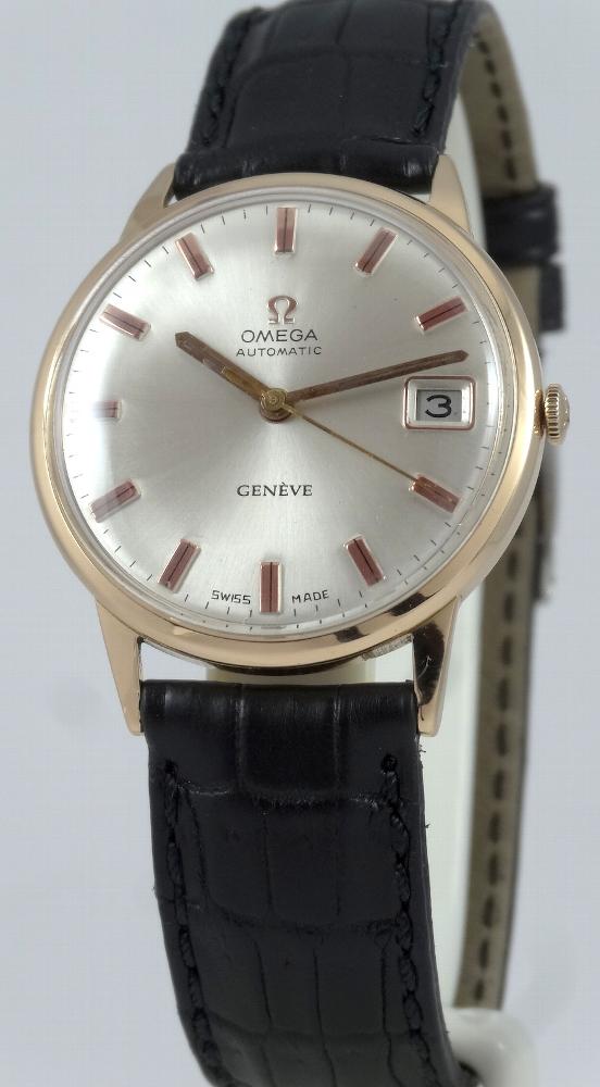 Omega Ronde Automatique or rose Date Genève 34mm