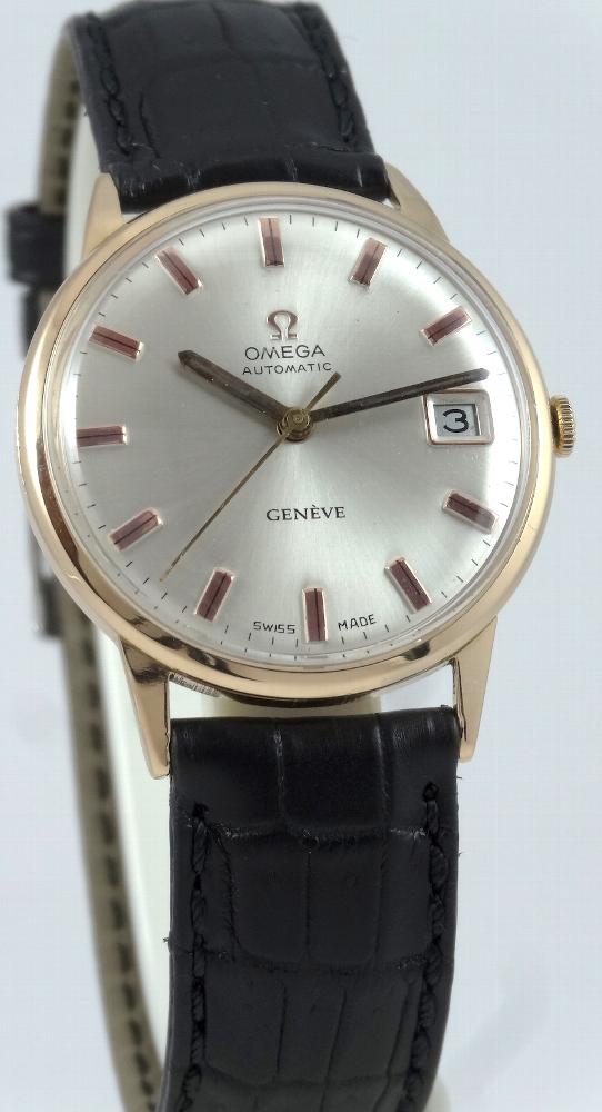 Omega Ronde Automatique or rose Date Genève 34mm