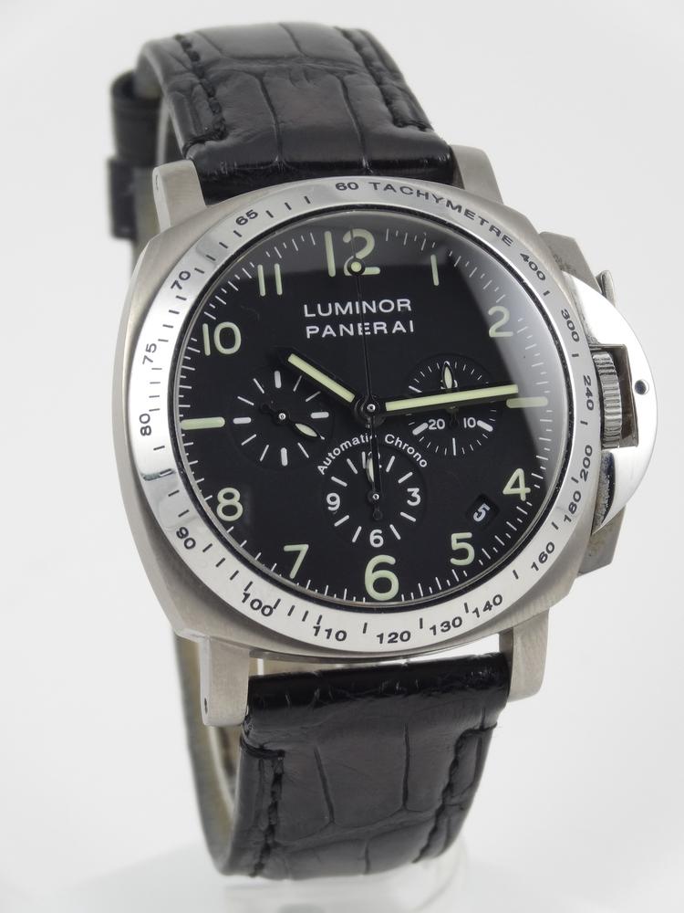 Panerai Chrono 40mm Titane et acier Mvt Zenith Full Set
