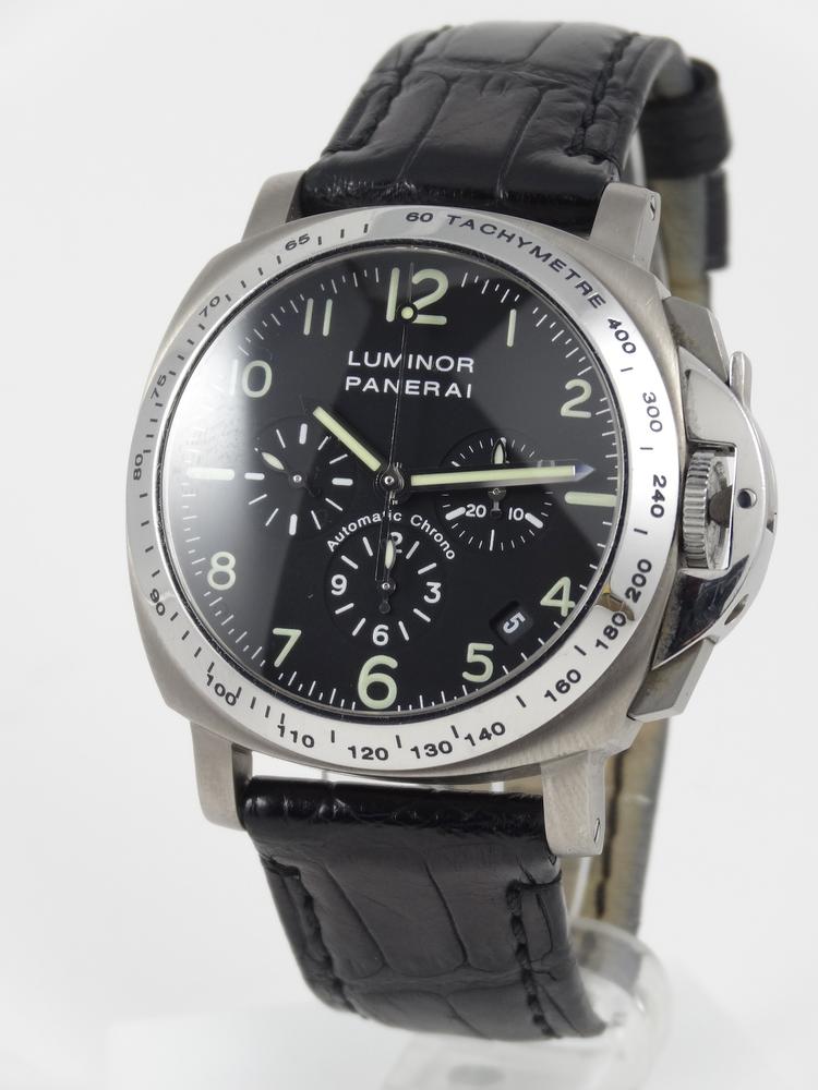 Panerai Chrono 40mm Titane et acier Mvt Zenith Full Set