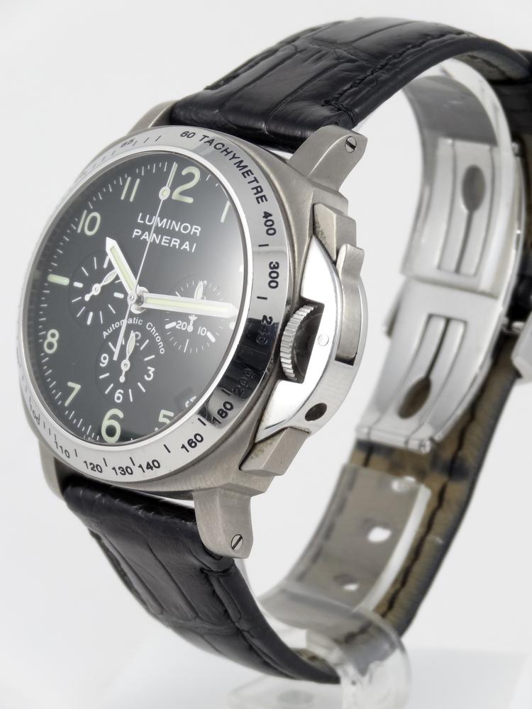 Panerai Chrono 40mm Titane et acier Mvt Zenith Full Set