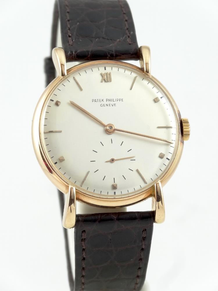 Patek Philippe Calatrava or rose Grande Taille année 50