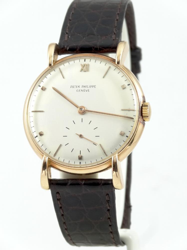 Patek Philippe Calatrava or rose Grande Taille année 50