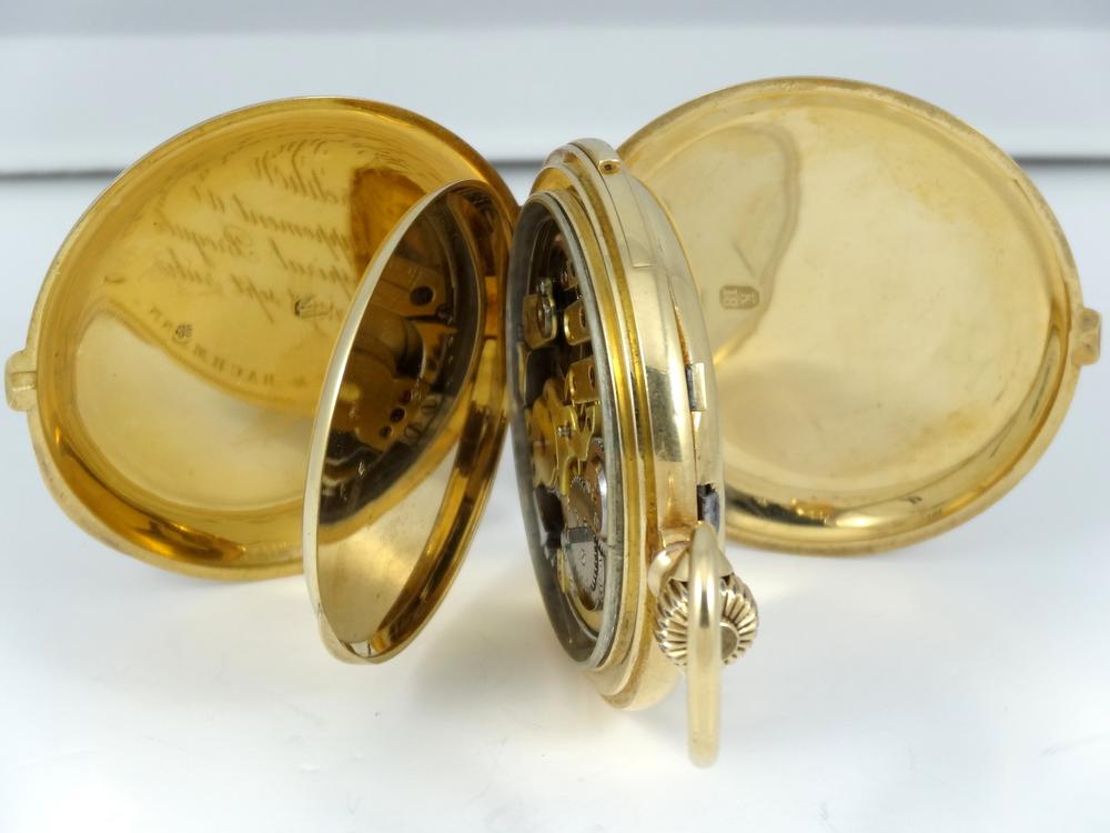Fritz Piguet & Bachmann Pocket watch Sonnerie des Quarts à la Demande