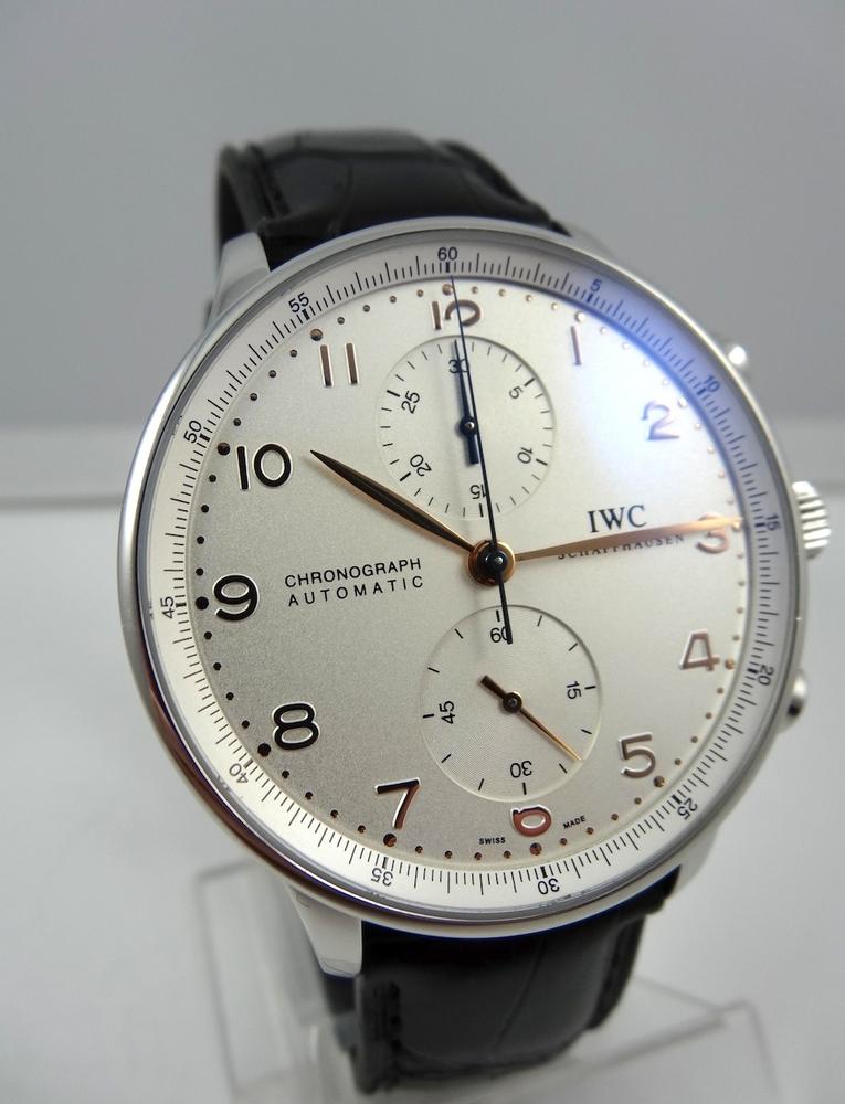 IwC Portugaise cadran Blanc Index Or rose Full Set