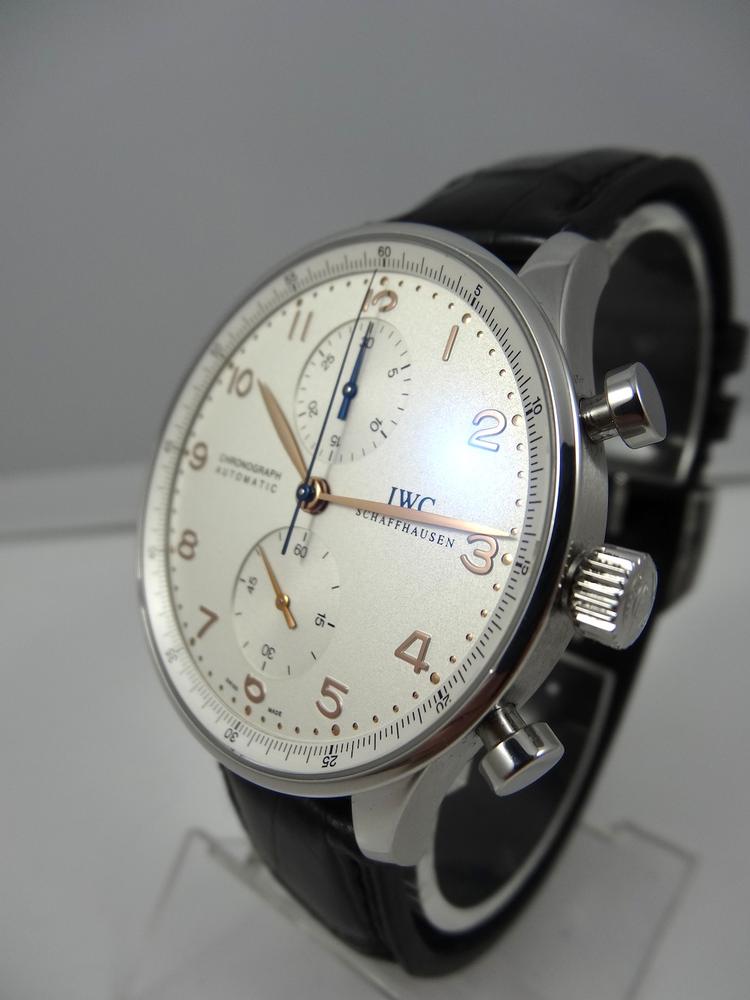 IwC Portugaise cadran Blanc Index Or rose Full Set