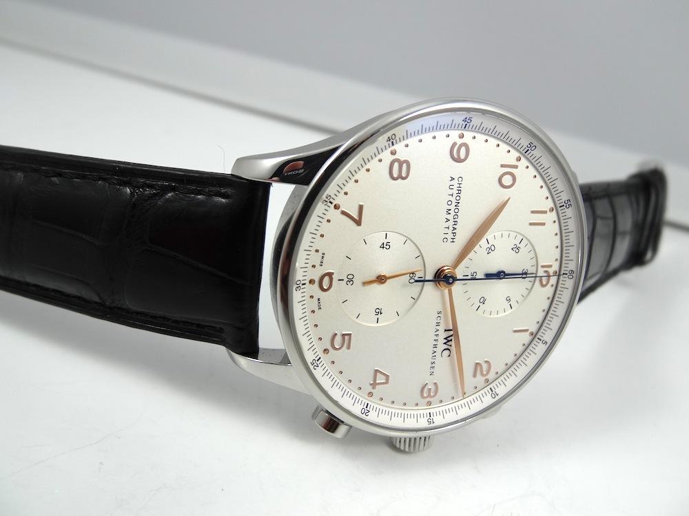 IwC Portugaise cadran Blanc Index Or rose Full Set