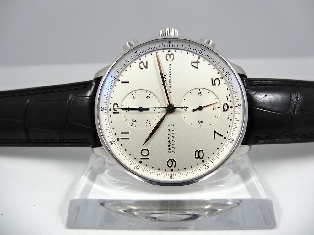 IwC Portugaise cadran Blanc Index Or rose Full Set