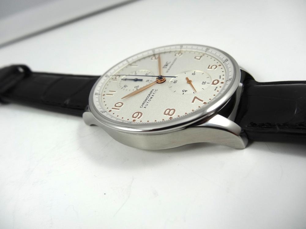 IwC Portugaise cadran Blanc Index Or rose Full Set