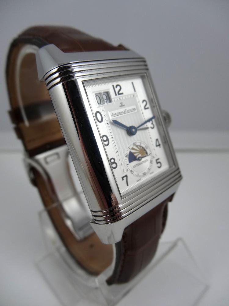 Jaeger Lecoultre Réf 240.8.72 Auto Grande Reverso Acier GMT Jamais Portée