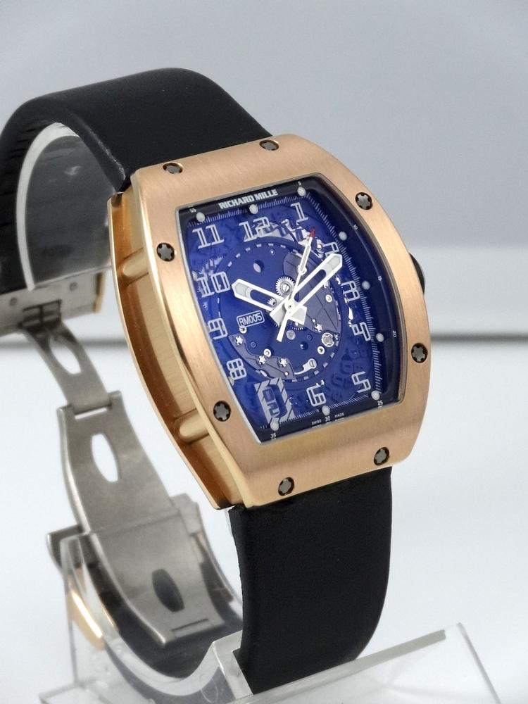 Richard Mille RM05 Or rose boite & Papiers boucle déployante