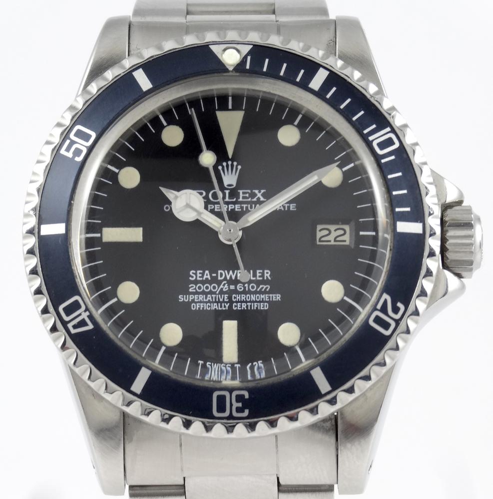 Rolex Seadweller Cadran Rail dial Circa 1979