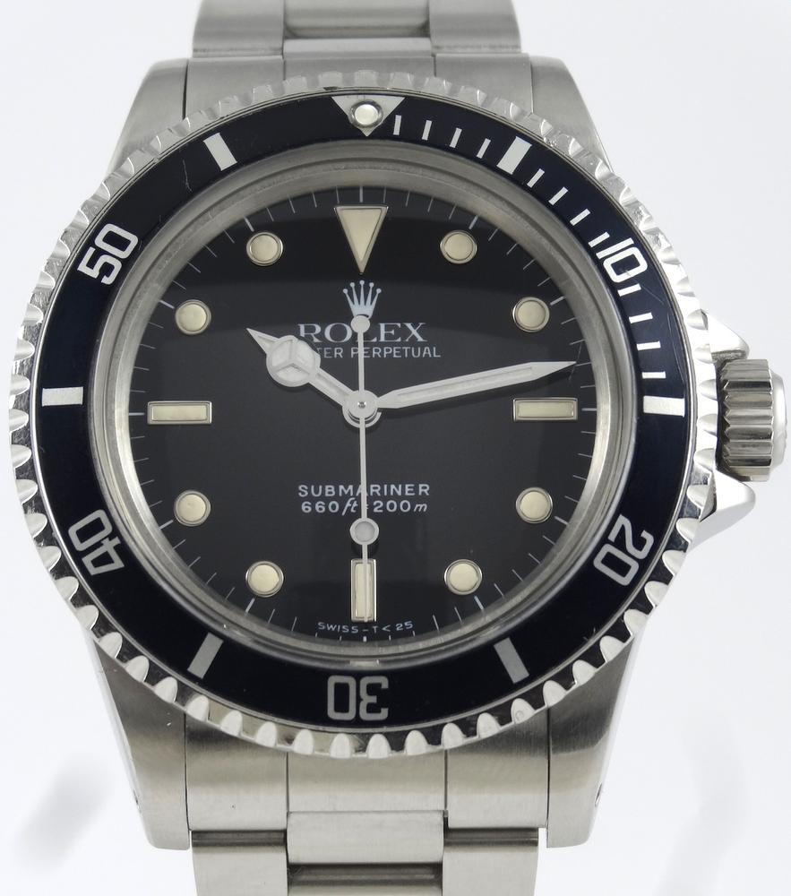 Rolex SubmarinerRéf 5513 index cercles Papiers de révision Rolex