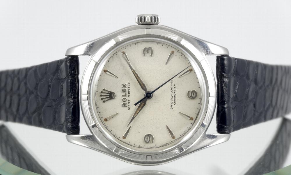 Rolex Bubble Back Cadran Explorer Albinos 35mm