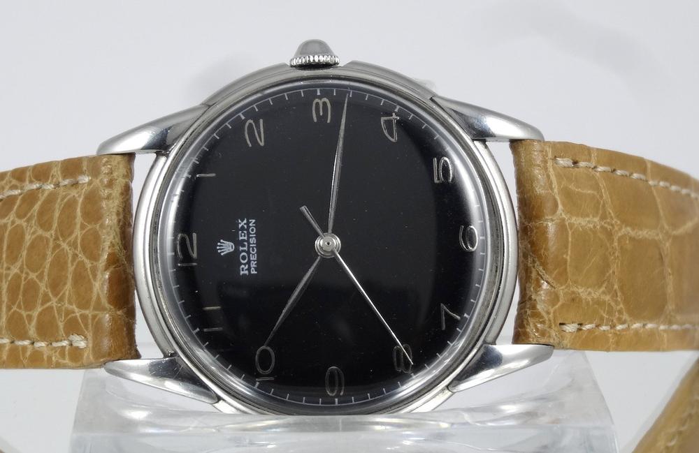 Rolex Classique année 50 Gilt Black Dial 34mm