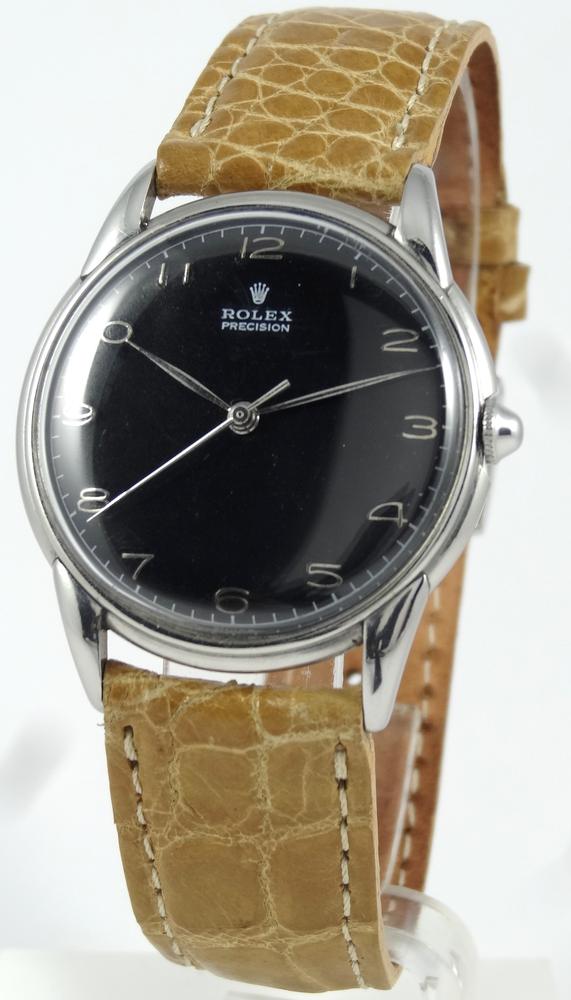 Rolex Classique année 50 Gilt Black Dial 34mm