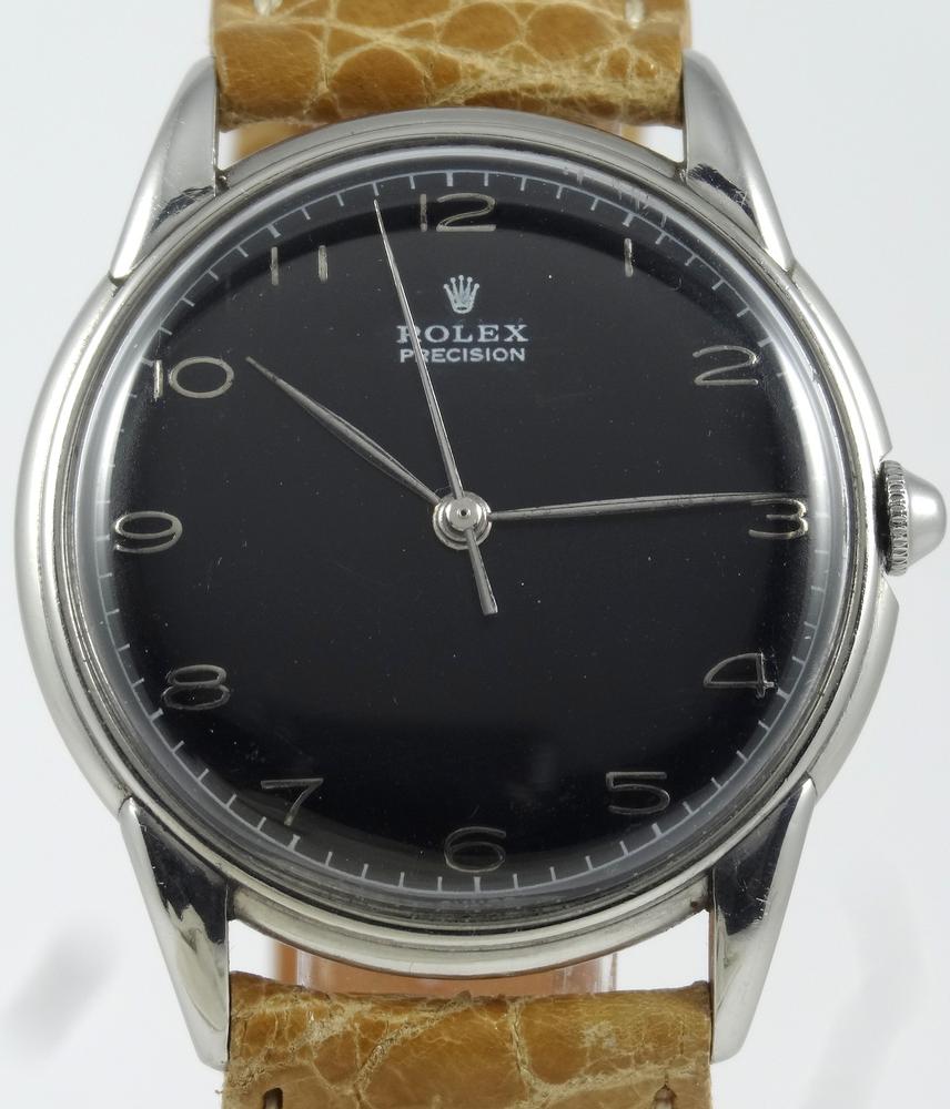 Rolex Classique année 50 Gilt Black Dial 34mm