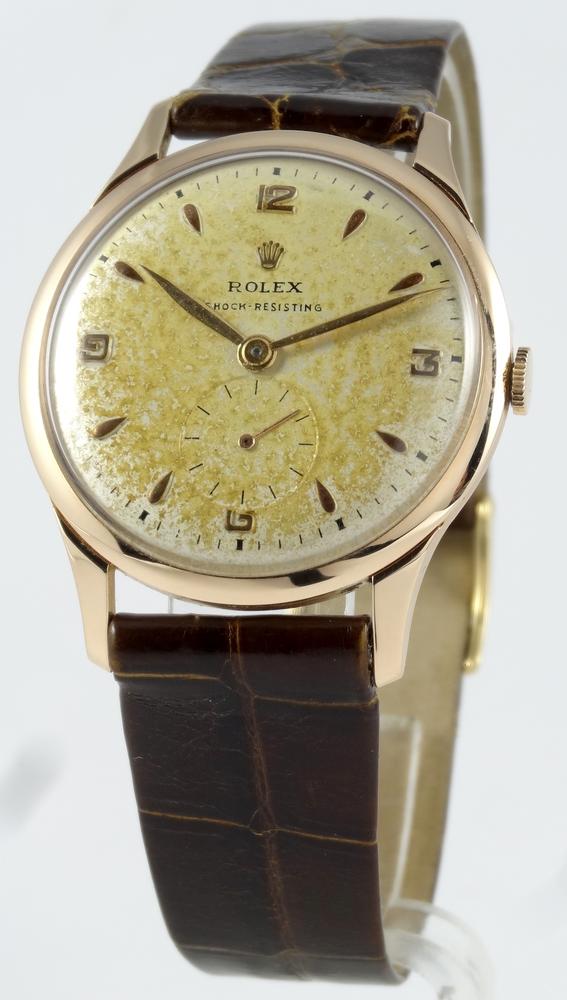 Rolex Style Calatrava Or rose mécanique 36mm