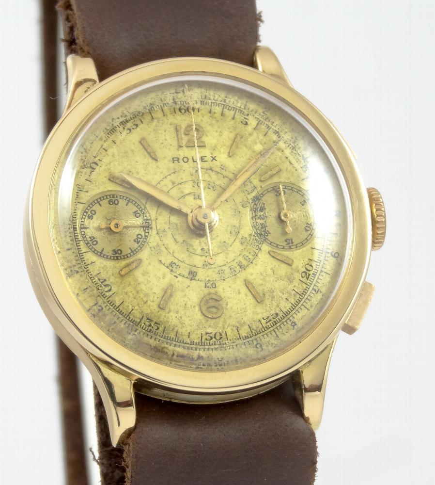 Rolex Chrono Or Jaune Circa 1930