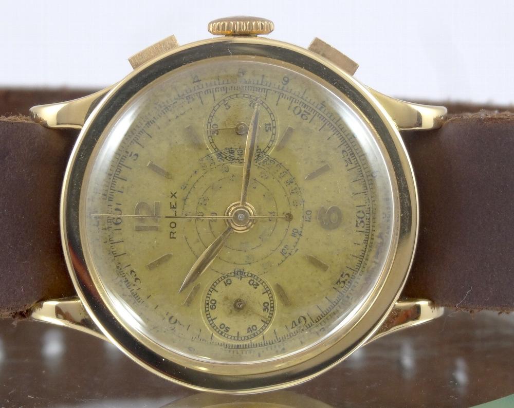 Rolex Chrono Or Jaune Circa 1930