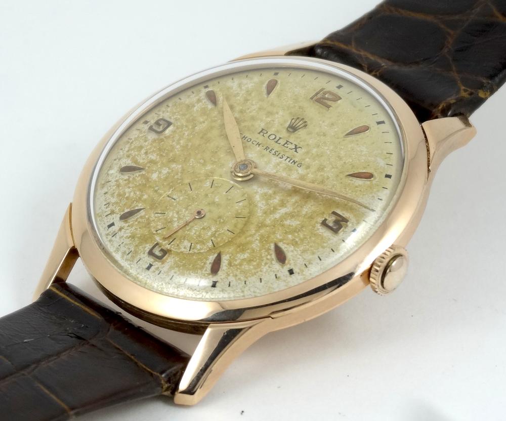 Rolex Précision or rose année 50 Calatrava