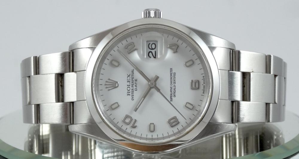 Rolex Date Réf 15200 34mm Circa 2000