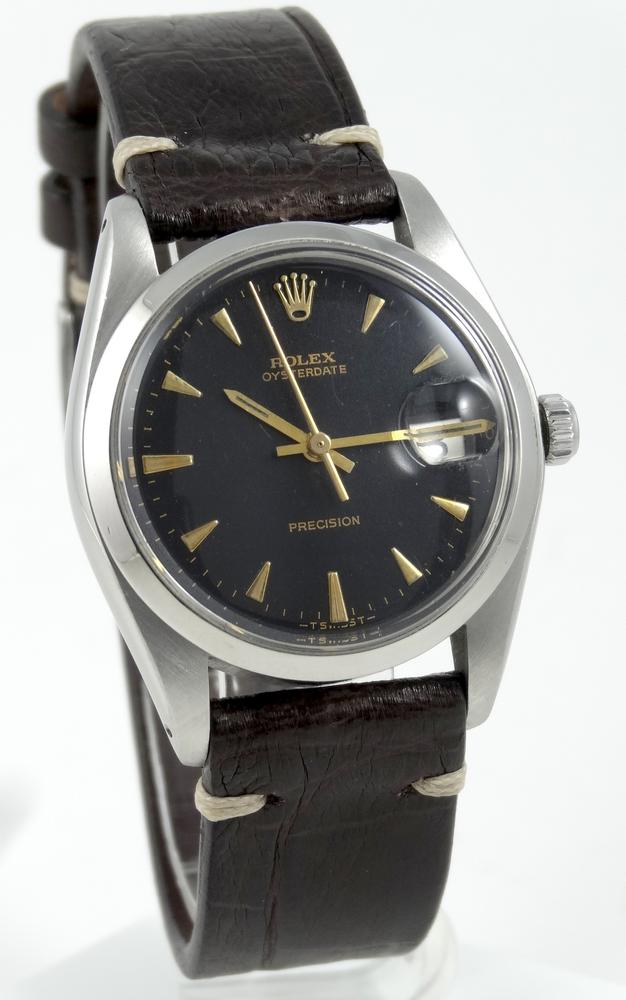 Rolex Oyster Date Précision cadran noir 34mm