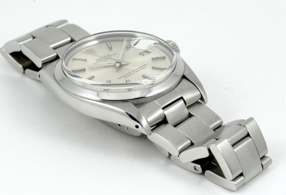 Rolex Date cadran silver Année 1973 révision Rolex