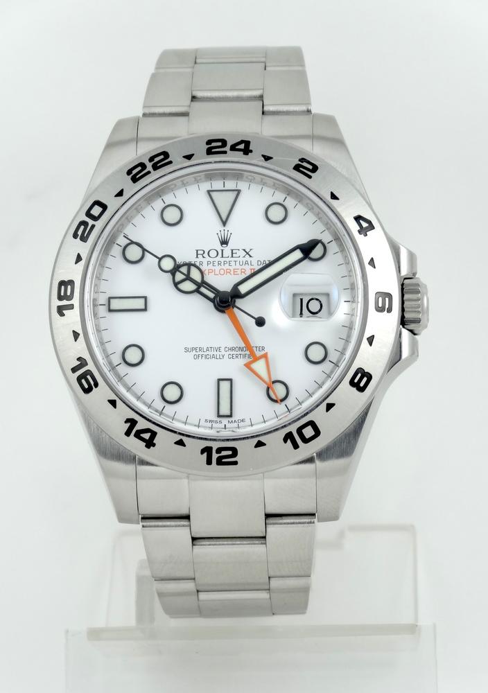 Rolex Explorer 2 cadran blanc Full Set 2012 Mc Queen