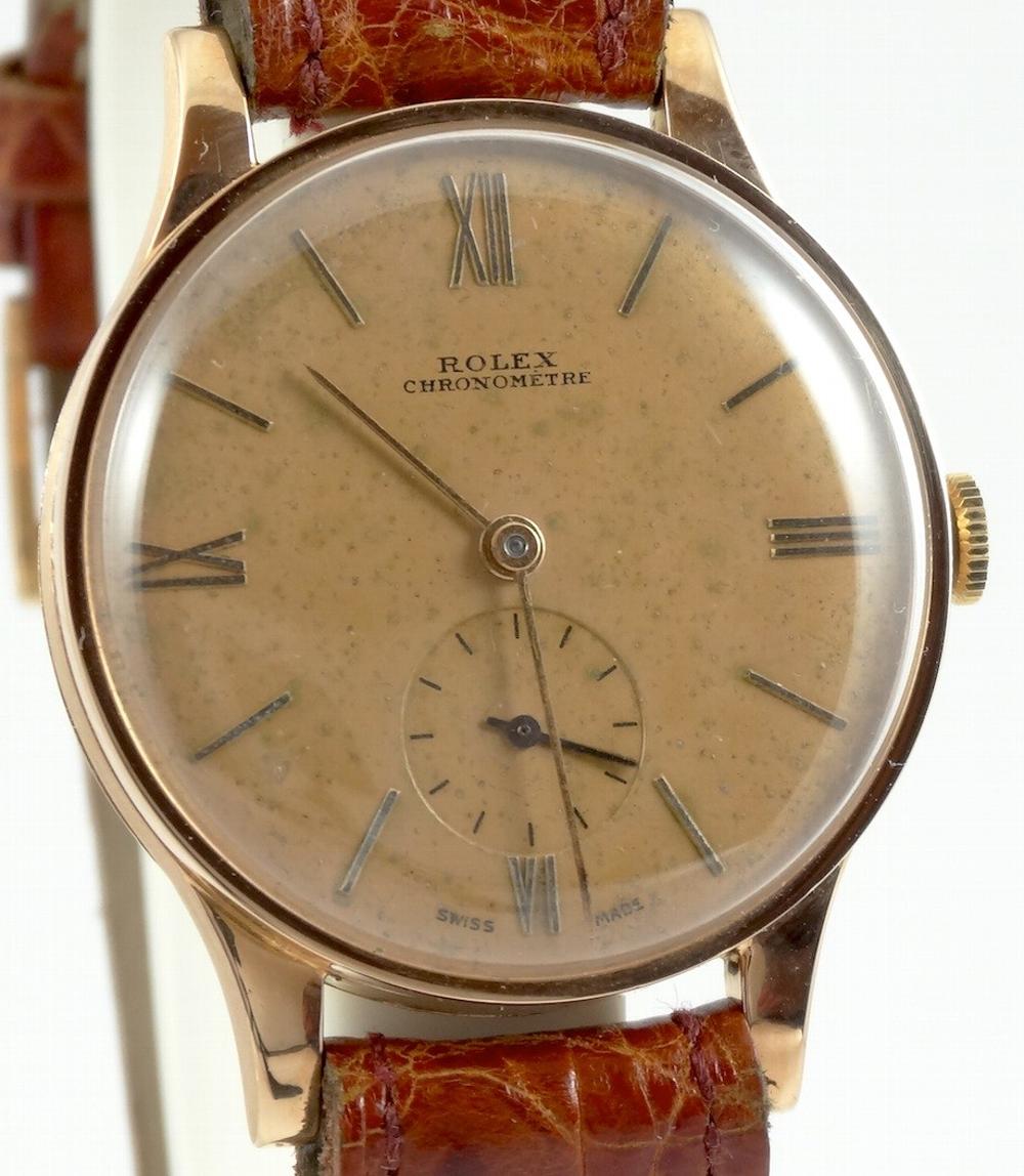 Rolex Calatrava Or Rose Chronomètre Papiers d'origine