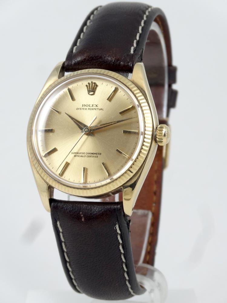 Rolex Oyster or jaune 34mm Automatique CIRCA 1960