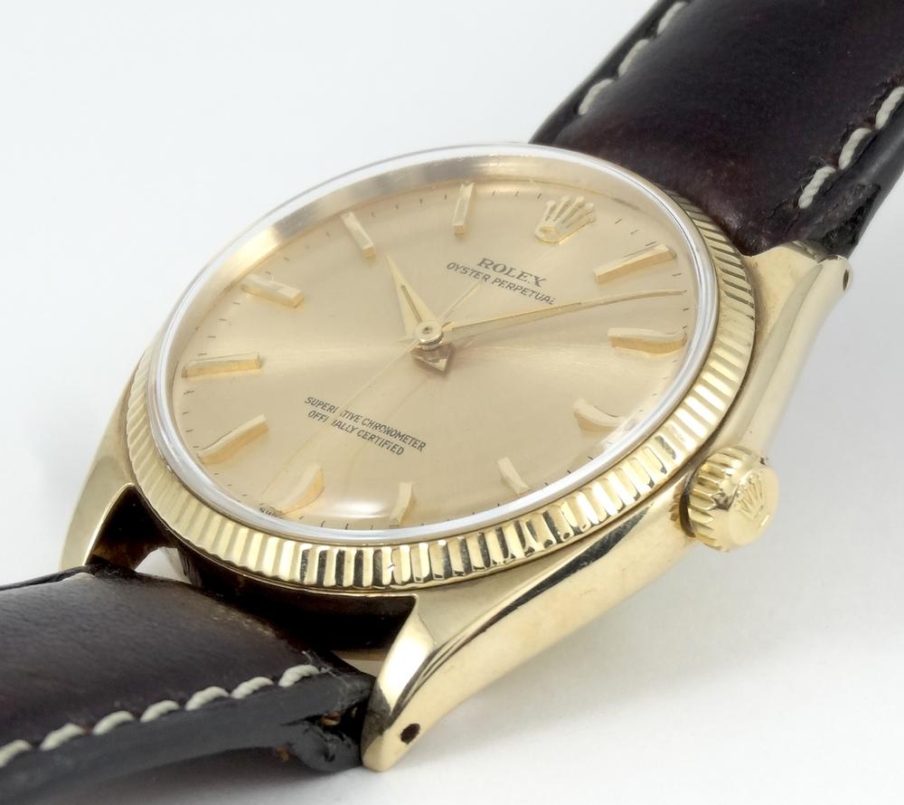 Rolex Oyster or jaune 34mm Automatique CIRCA 1960