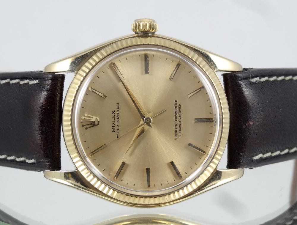 Rolex Oyster or jaune 34mm Automatique CIRCA 1960